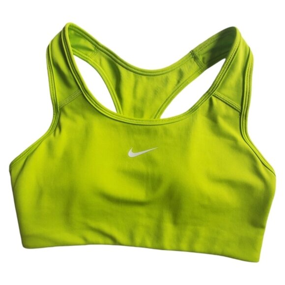 Nike Neon Green Padded Sports Bra Size Small - Picture 1 of 9